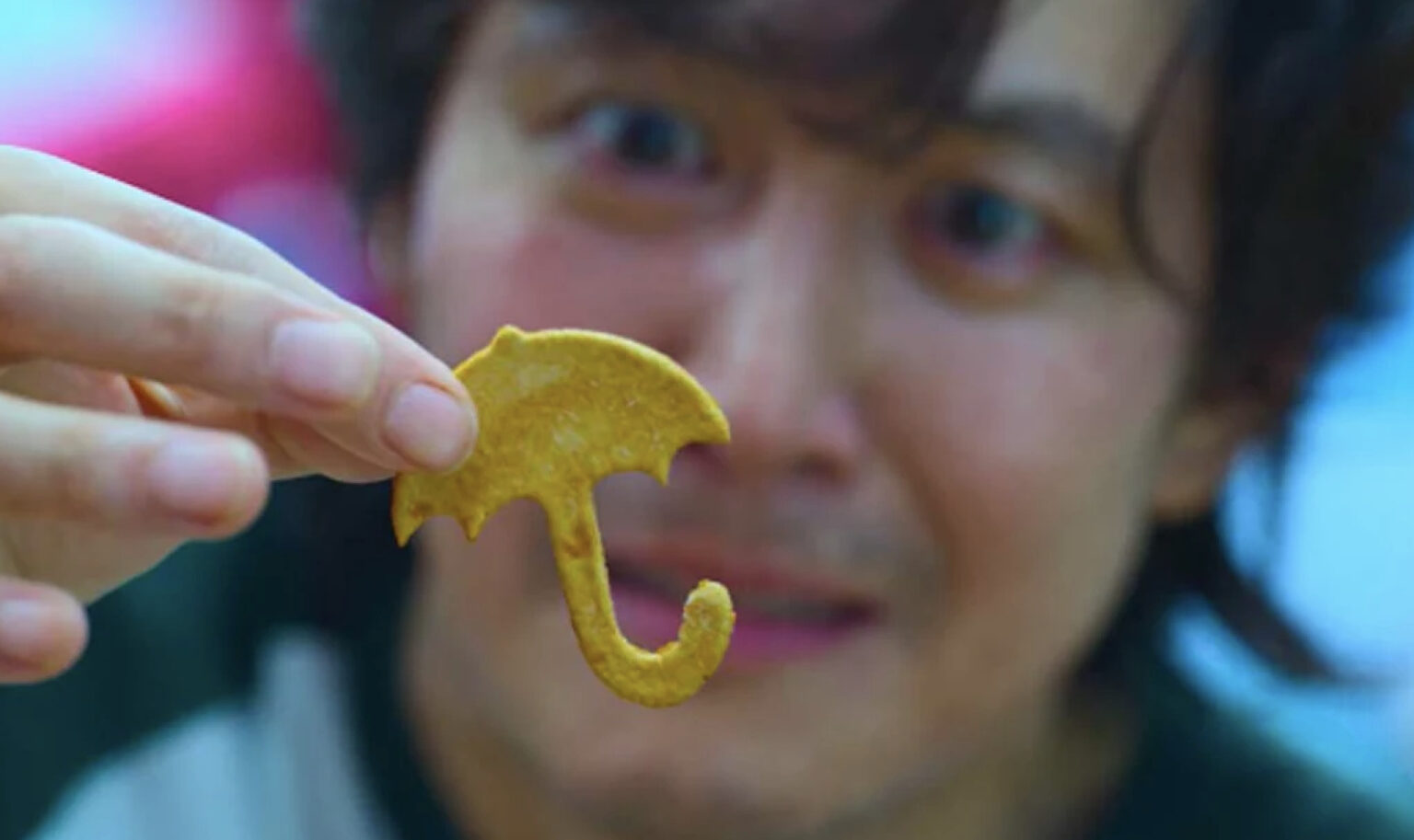 squid game umbrella cookie